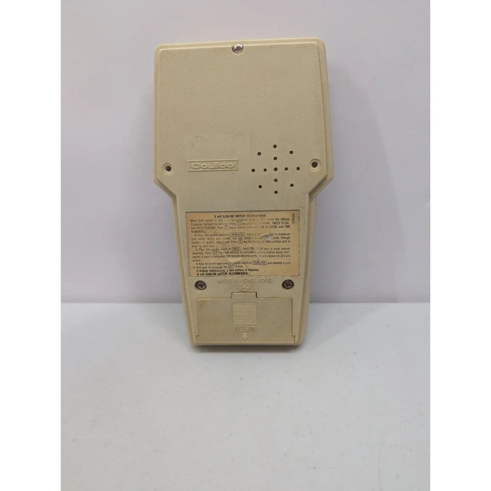 1978 Vtg Coleco Electronic Quarterback Handheld Football Game FOR PARTS/REPAIR
